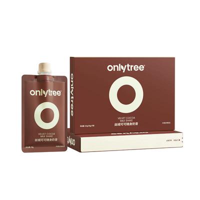 onlytree丝绒可可奶昔轻食饱腹