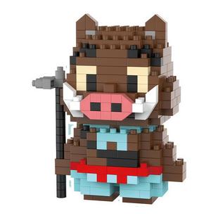 国漫浪浪山的小妖怪小颗粒拼装积木玩具卡通人偶模型桌面摆件礼物