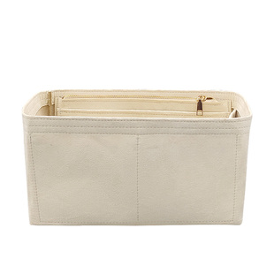 适用MK新款Eliza菜篮子内胆包中包小大号老花托特包内衬袋撑拉链