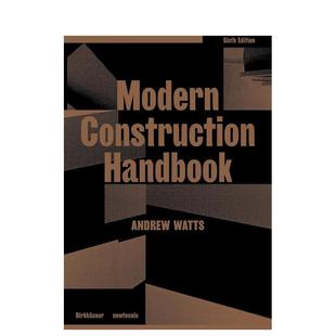 【预售】现代建筑手册英文建筑风格与材料构造设计精装进口原版外版书籍Modern Construction Handbook