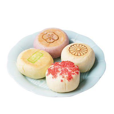 南京特产苏式青梅柚香芋茉莉饼