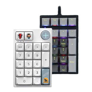 Darmoshark达摩鲨K3Pro 机械数字小键盘 有线2.4G无线蓝牙19/21键