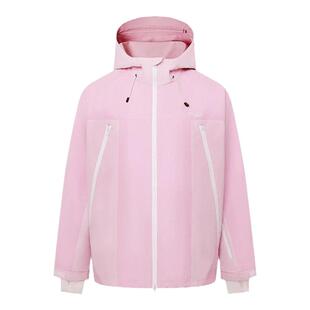 25款 TSI映漾 粉色双拼色滑雪服套装单双板防风男女同款户外新款