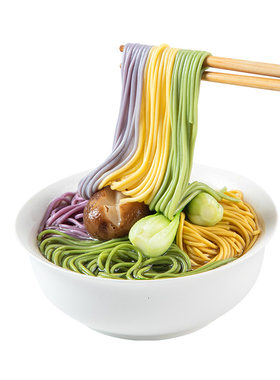 【U先试用】方砖厂69号蔬菜半干面条紫薯菠菜南瓜三色果蔬面