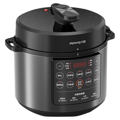 九阳电压力锅家用6L大容量304L内胆高压锅多功能不粘电饭煲烹饪机