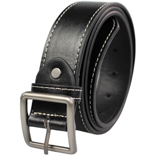 方扣皮带男士潮流简约百搭裤腰带学生青年个性时尚年轻人女裤带黑