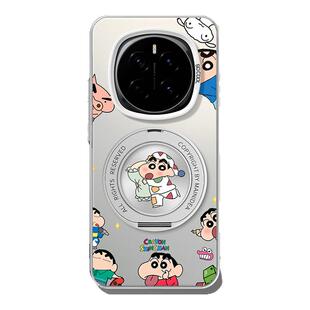 荣耀magic7手机壳带支架适用华为magic8proair/6/5pro磁吸防摔play9t新款魔术7镜头全包高级感外壳win套winrt