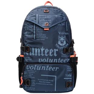 潮牌男士双肩包户外休闲旅行包大容量背包2025新款大学生电脑书包