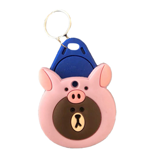 韩国卡通可爱硅胶迷你门禁卡套门家用钥匙套钥匙扣保护套电梯卡套