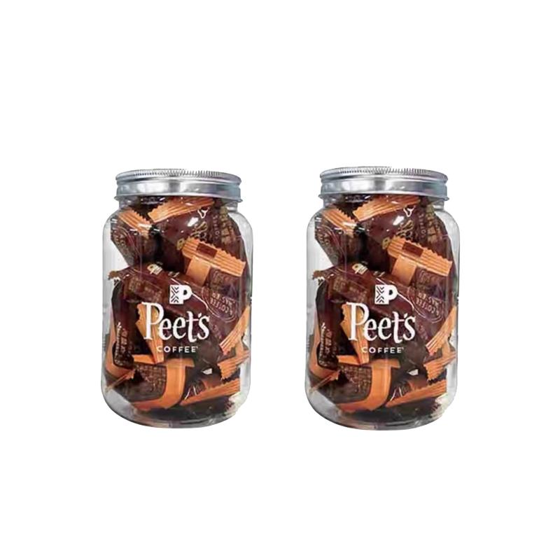 【自营】Peets皮爷咖啡海盐太妃糖法式杏仁焦糖105g*2罐【临期】