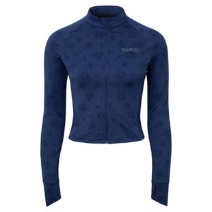 韩国BARREL冲浪衣防晒泳衣女士长袖度假保守短款水母服潜水2025款