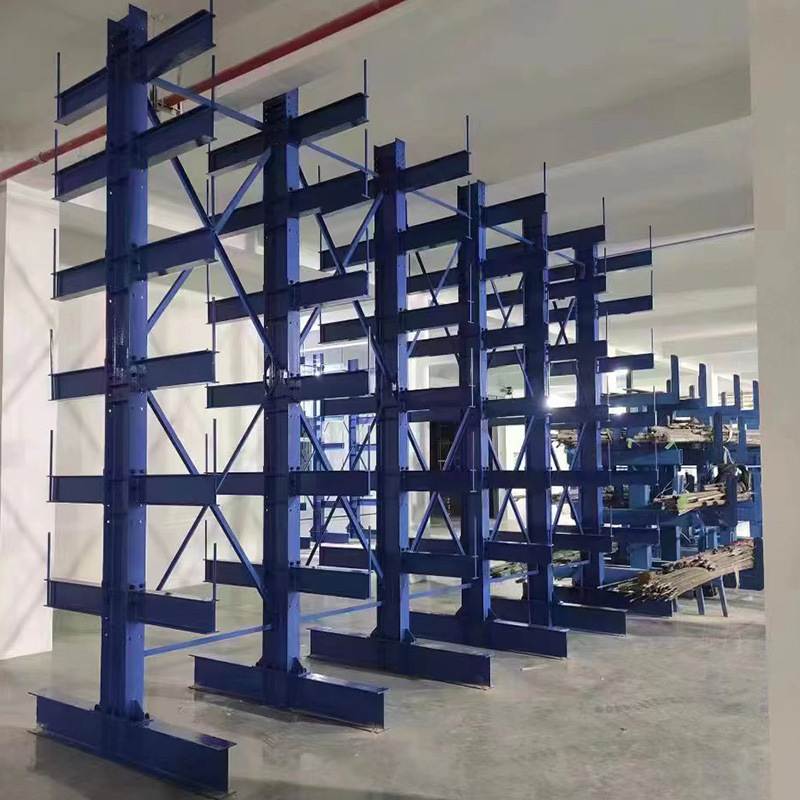 悬臂架仓储重型货架方管架型材架悬臂式货架伸缩重型仓库铝材存放