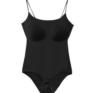 STW吊带连体衣带胸垫背心女美背内搭莫代尔打底塑身衣夏天连衣裤