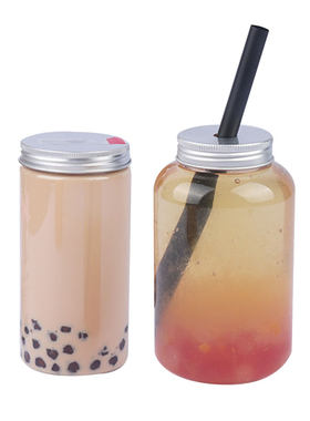 一次性透明塑料果汁奶茶杯定制
