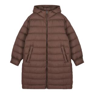 JNBY/江南布衣秋冬中长款连帽简约休闲通勤羽绒服女5O0C13290