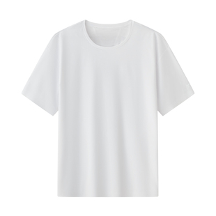 【商场同款】白小T冰滑短袖T恤夏季凉感吸湿速干防晒UPF50+打底衫