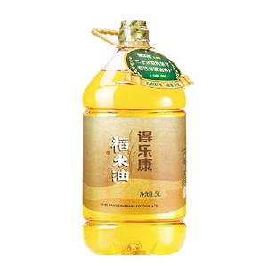 得乐康米糠油稻米油5L×1桶家用桶装食用油