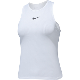 Nike儿童网球背心 耐克夏季女孩速干圆领无袖弹力运动上衣CV7573