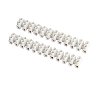 尼龙接线端子排X3-1012电线连接器2012接地端子塑料阻燃30A12位