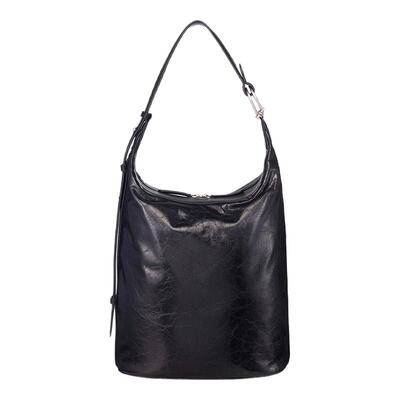 25新款牛皮做旧质感托特包