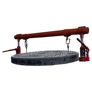 二牛抬杠井盖松动器铁边锈死双孔单孔井盖液压提升松动井盖工具