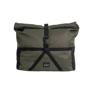 BROMPTON小布车头包14L容量Borough中号户外卷口包橄榄绿