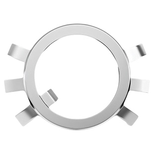 铁304不锈钢圆螺母用止动垫片止退垫圈六爪挡圈王八锁紧防松GB858