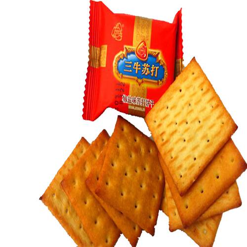 上海特产三牛椒盐苏打饼干薄脆咸味饼干独立包装每包4片多省包邮