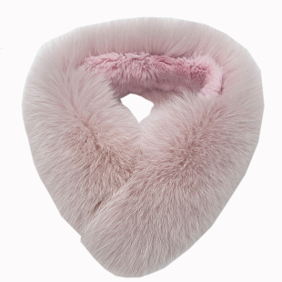 张元英同款真毛狐狸毛围巾吸扣皮草围脖女秋冬毛毛领单卖百搭短款