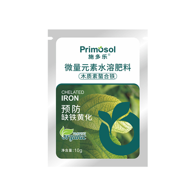 施多乐螯合铁肥预防黄叶补铁生根
