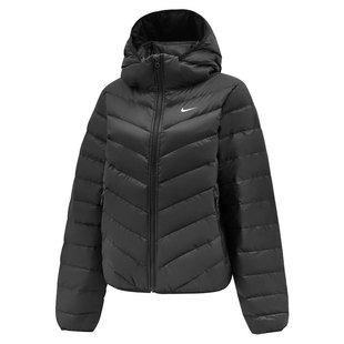 nike耐克女THERMA-FIT运动休闲连帽保暖羽绒服夹克锐力HV5106-010