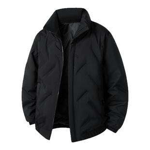 【潘星星】冬季新款男士羽绒服短款修身保暖外套男立领防寒服冬装