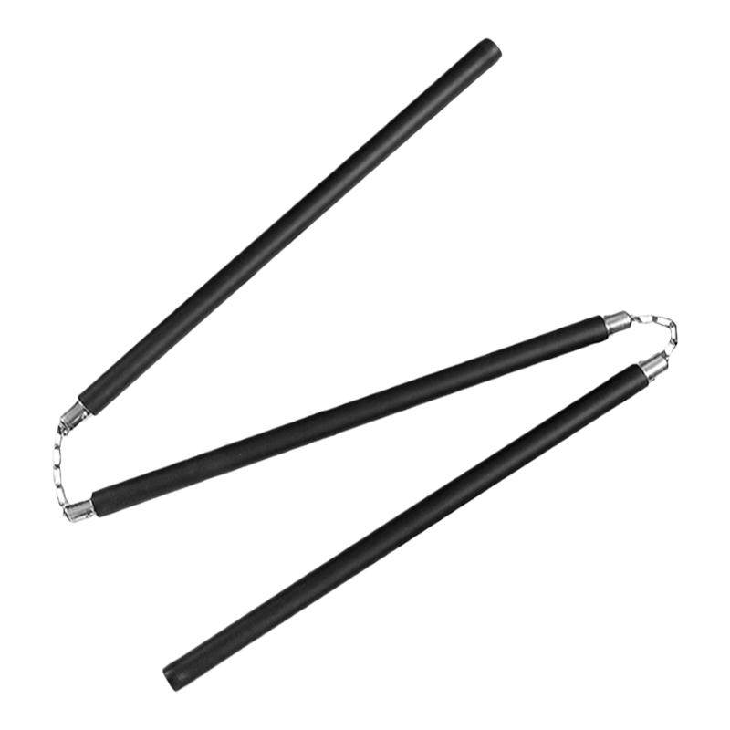 海绵三节棍实战练习武术训练三截棍海绵短棍武术泡沫棍格斗安全棍活动价