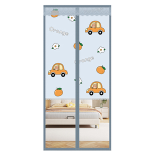 夏季防蚊门帘2026新款高档魔术贴免打孔磁吸纱门家用隐私隔断帘子