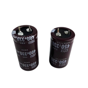 全新400V330UF电解电容器 进口黑金刚400/450伏330微法 KMR 包邮