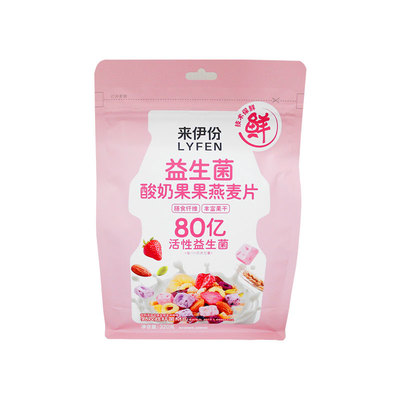 来伊份益生菌酸奶果果燕麦片320g