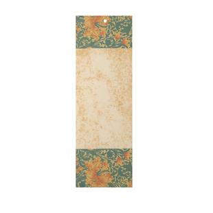 江左蜡染宣纸流苏书签半生熟创作绘画书法空白手写古典中国风文创礼品学生diy材料毛笔硬笔创意书法国画手绘