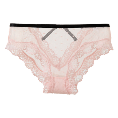 六只兔子全棉底裆性感蕾丝内裤女