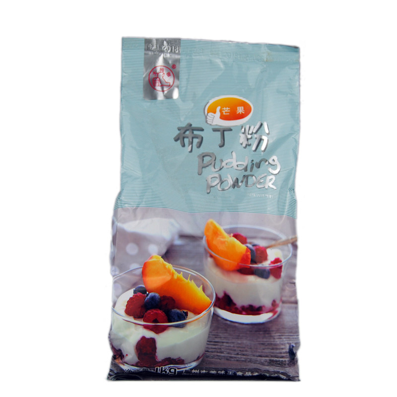 大拇指布丁粉1kg *2包 自制果冻粉芒果味牛奶味布丁粉奶茶店专用