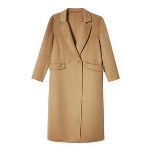 【美丽诺羊毛】诗篇专选雅丹骆驼绒超细高支手工双面呢大衣冬