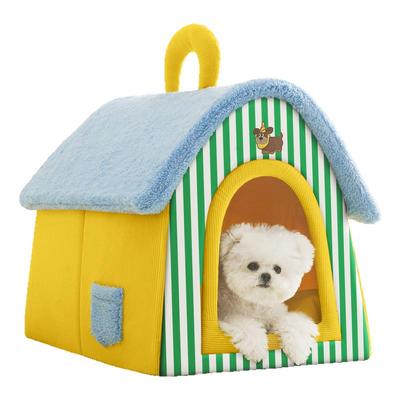 冬天狗狗房子安全感满满超舒适