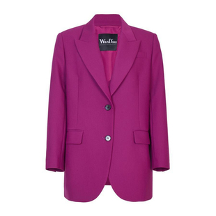婉甸2025树莓色西装外套通勤风1241Q09XS3YX