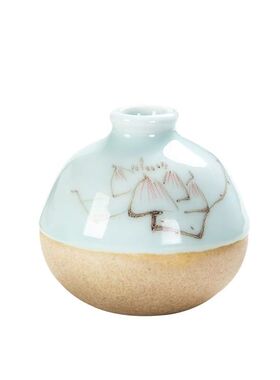窑变颜色釉陶瓷小号花瓶工艺品