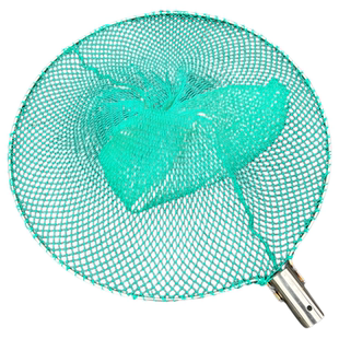 实心不锈钢抄网头超硬结实抄网圈渔网捞鱼钓鱼小眼捞鱼虾加深网兜