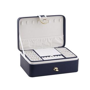 首饰盒多层大容量耳饰耳钉戒指耳环项链高档防氧化手饰品收纳盒