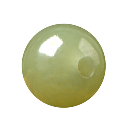 天然和田玉散珠子羊脂白晴水绿青白玉diy手工饰品配件手链材料