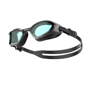 鲸鱼S1泳镜长效防雾1888天起雾换新水膜高清透明近视泳镜男带度数