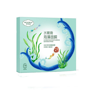 梦希蓝免调海藻面膜收毛孔补水润