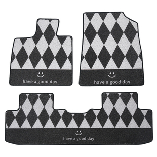 比亚迪宋plusdmi专用汽车脚垫丝圈ev地垫主驾驶地毯内饰配件卡通