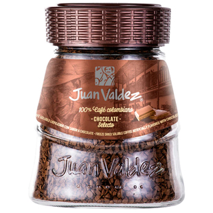 Juan Valdez胡安帝滋哥伦比亚即溶冻干速溶咖啡粉巧克力风味95g